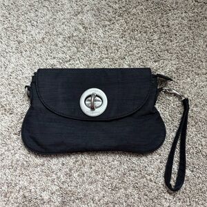 Baggallini Bag Black Wristlet Clutch